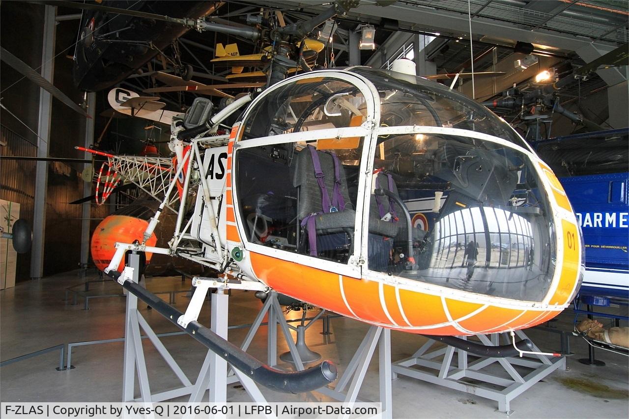 F-ZLAS, Sud SE-3130 Alouette II C/N 01, SNCASE SE 3130 Alouette II, Air & Space Museum Paris-Le Bourget (LFPB-LBG)
