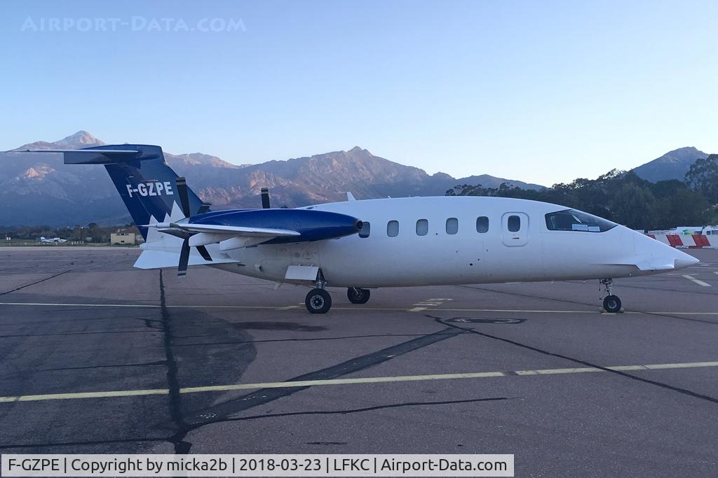 F-GZPE, 2003 Piaggio P-180 Avanti C/N 1064, Parked