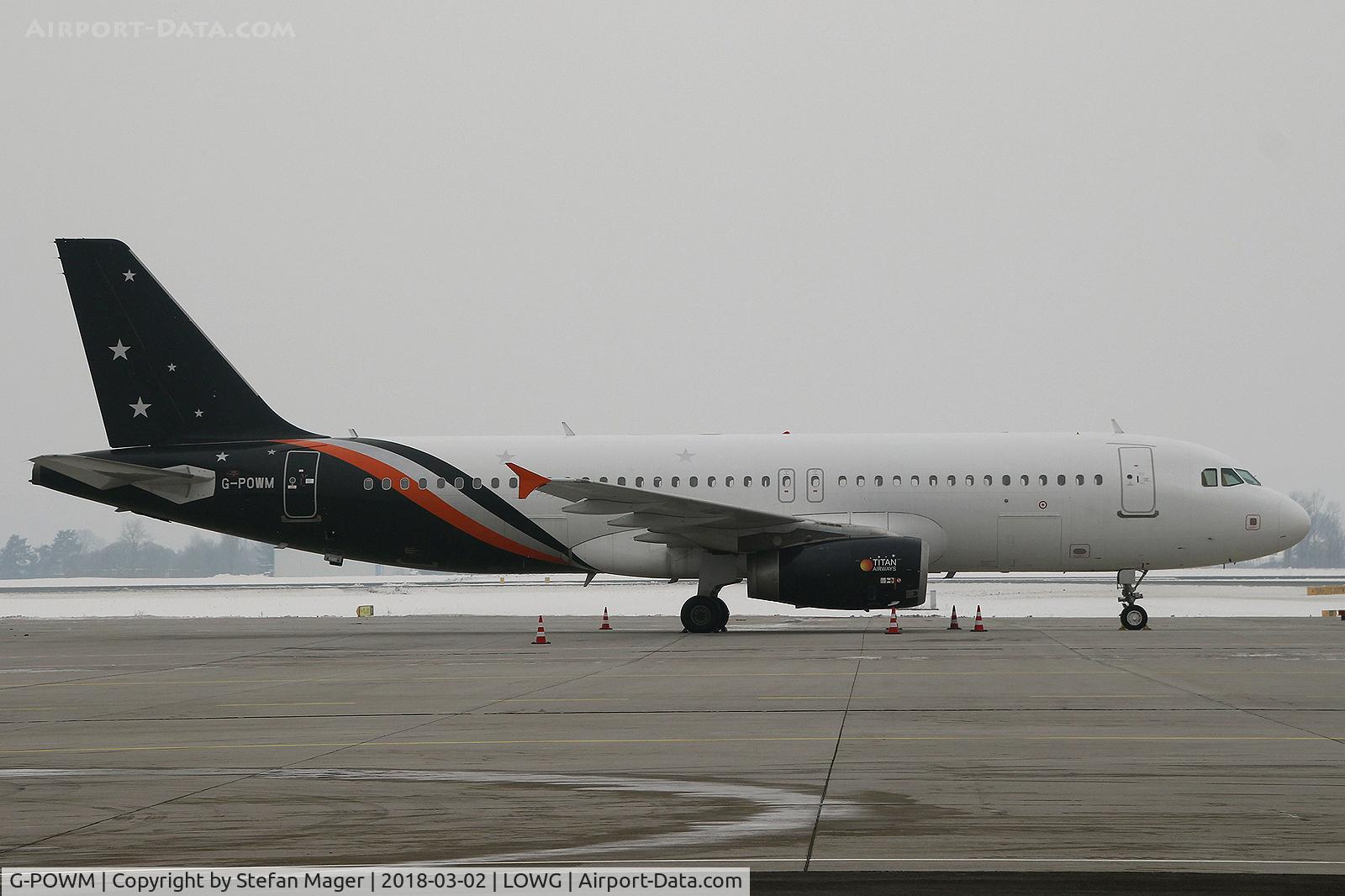 G-POWM, 2005 Airbus A320-232 C/N 2564, Titan Airways A320-200 @GRZ