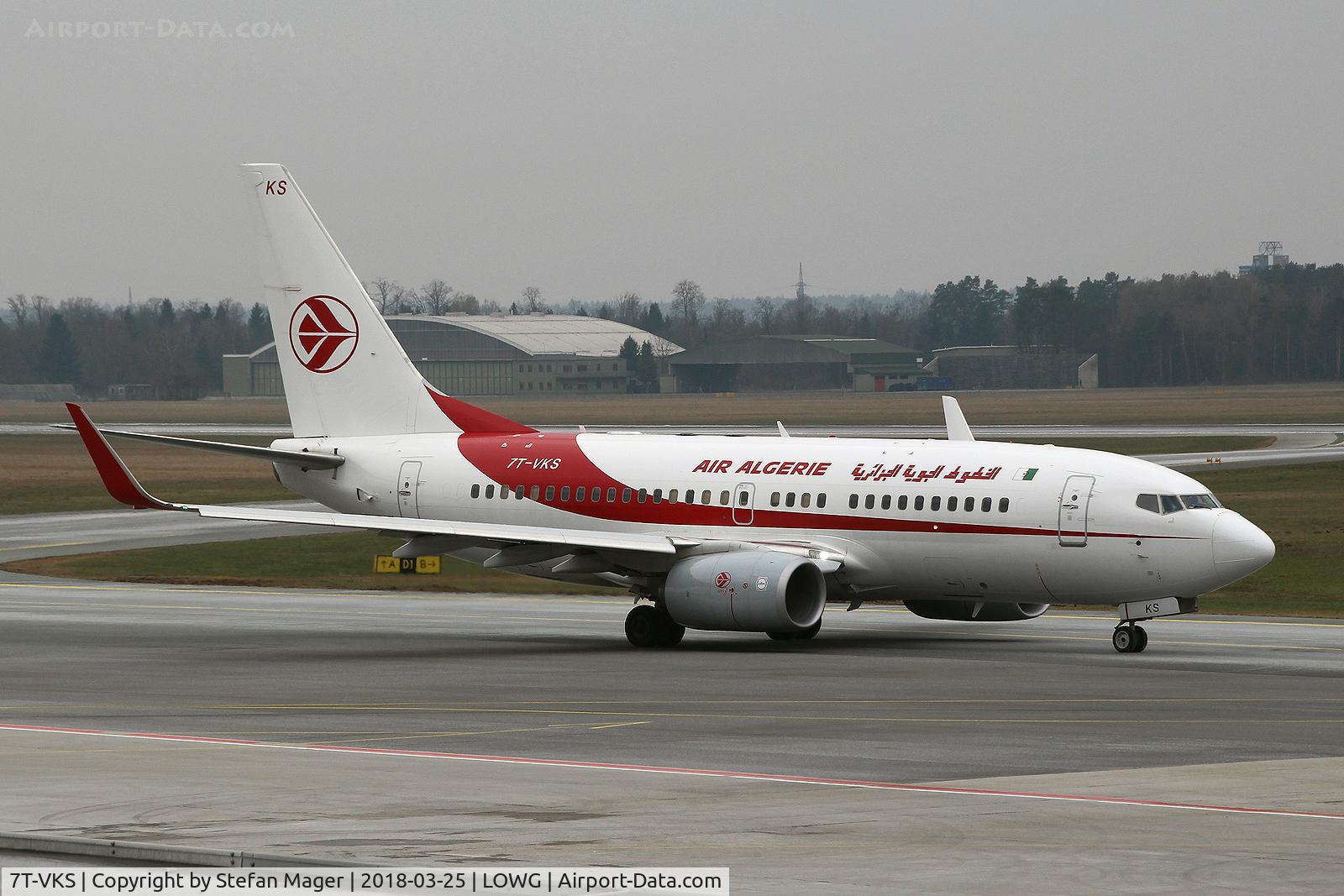 7T-VKS, 2016 Boeing 737-7D6C C/N 61340, Air Algerie B.737-700C @GRZ