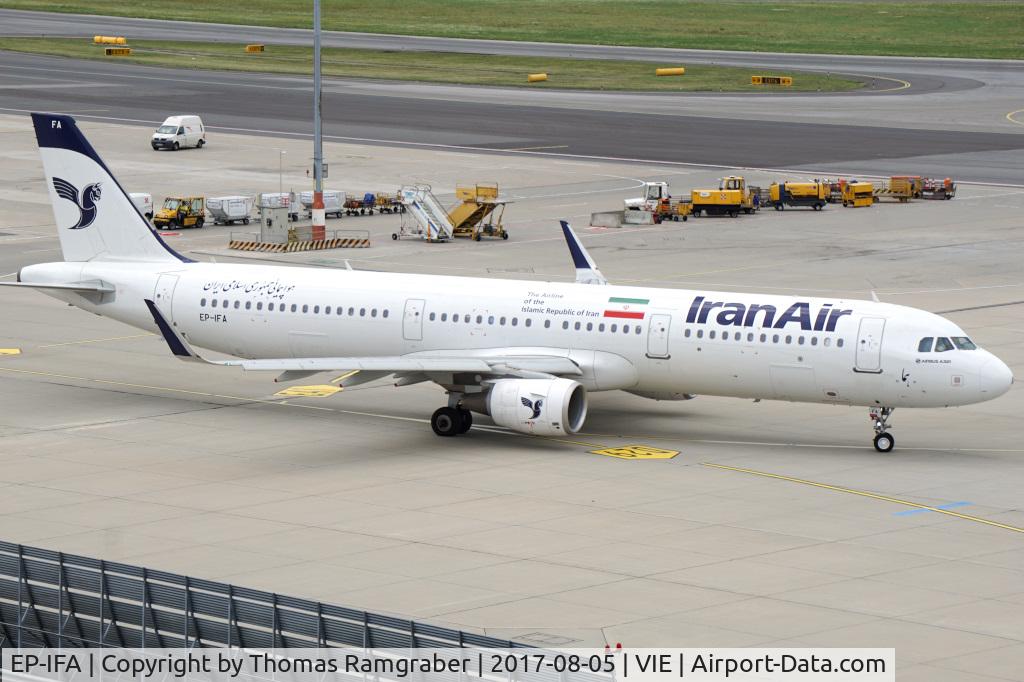 EP-IFA, 2016 Airbus A321-211 C/N 7418, Iran Air Airbus A321
