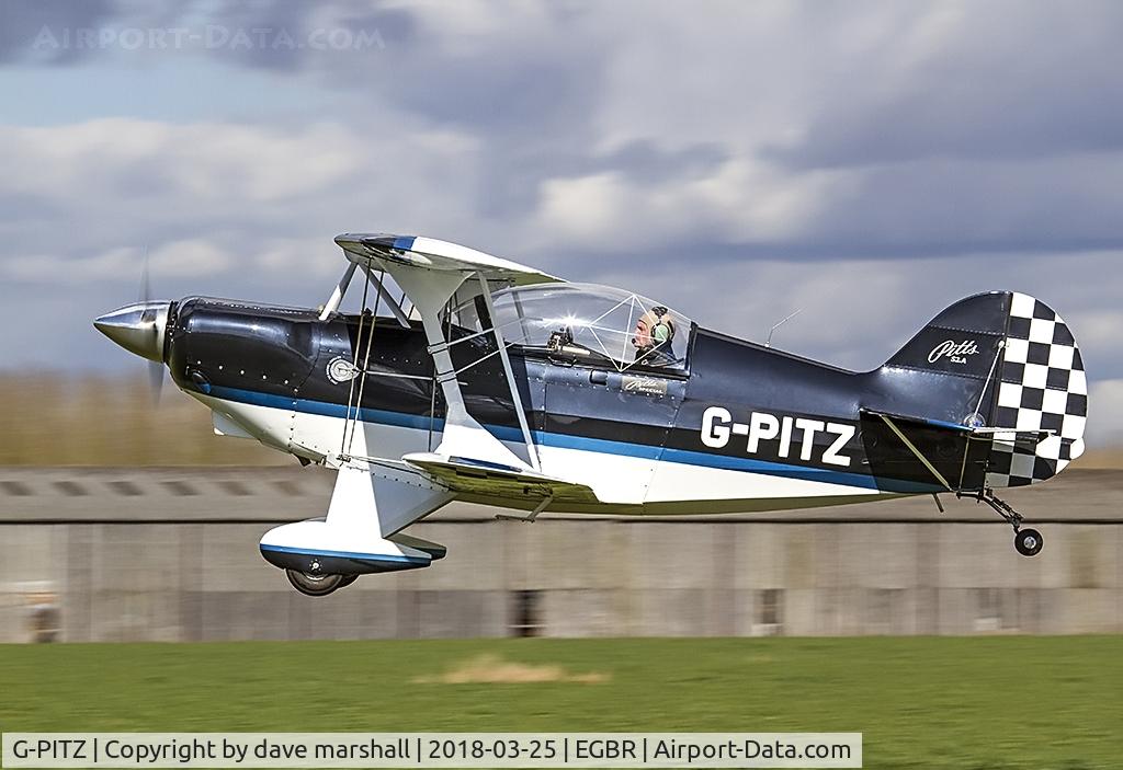 G-PITZ, 1983 Pitts S-2A Special C/N 100ER, Hot landing
