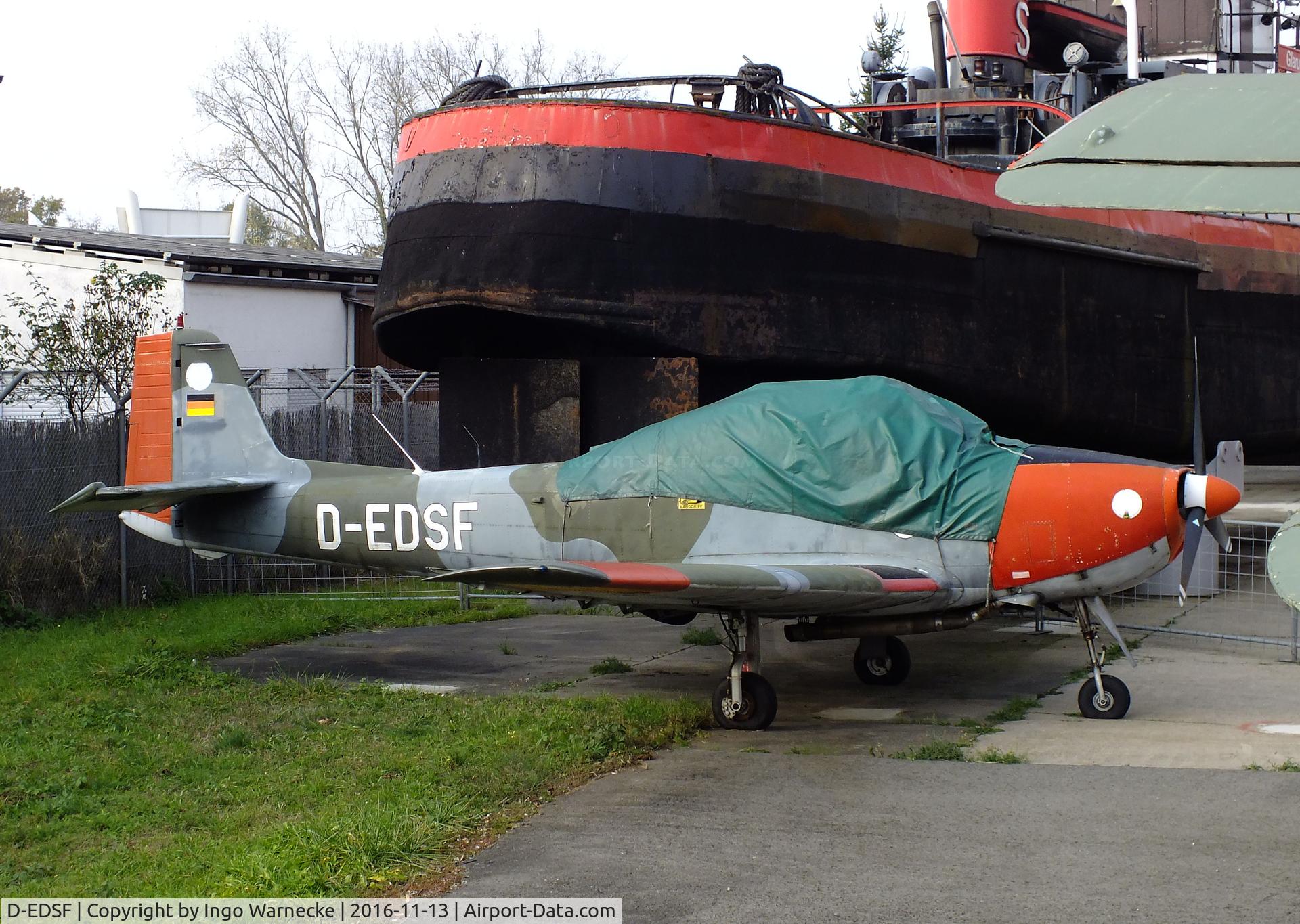 D-EDSF, Piaggio P-149D C/N 276, Piaggio P.149D at the Technik-Museum, Speyer