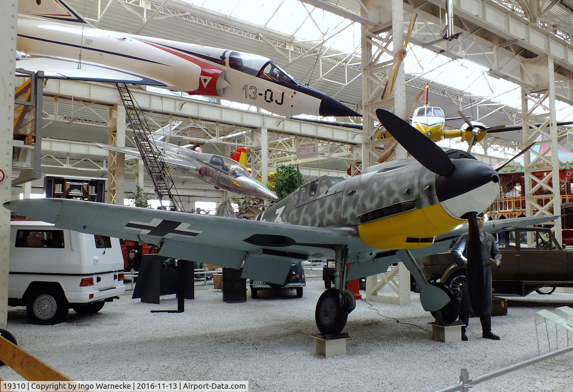 19310, Messerschmitt Bf-109G-4 C/N Not found 19310, Messerschmitt Bf 109G-4 at the Technik-Museum, Speyer