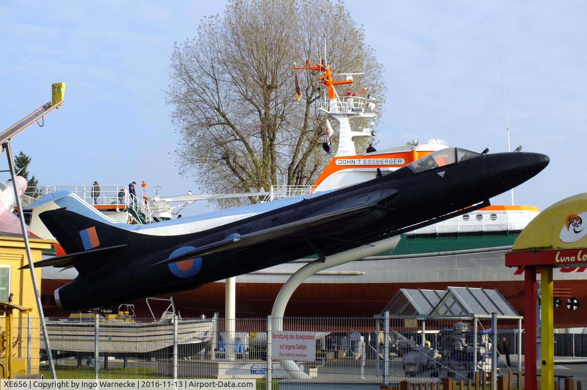XE656, 1956 Hawker Hunter F.6 C/N 41H-680000, Hawker Hunter F6 at the Technik-Museum, Speyer