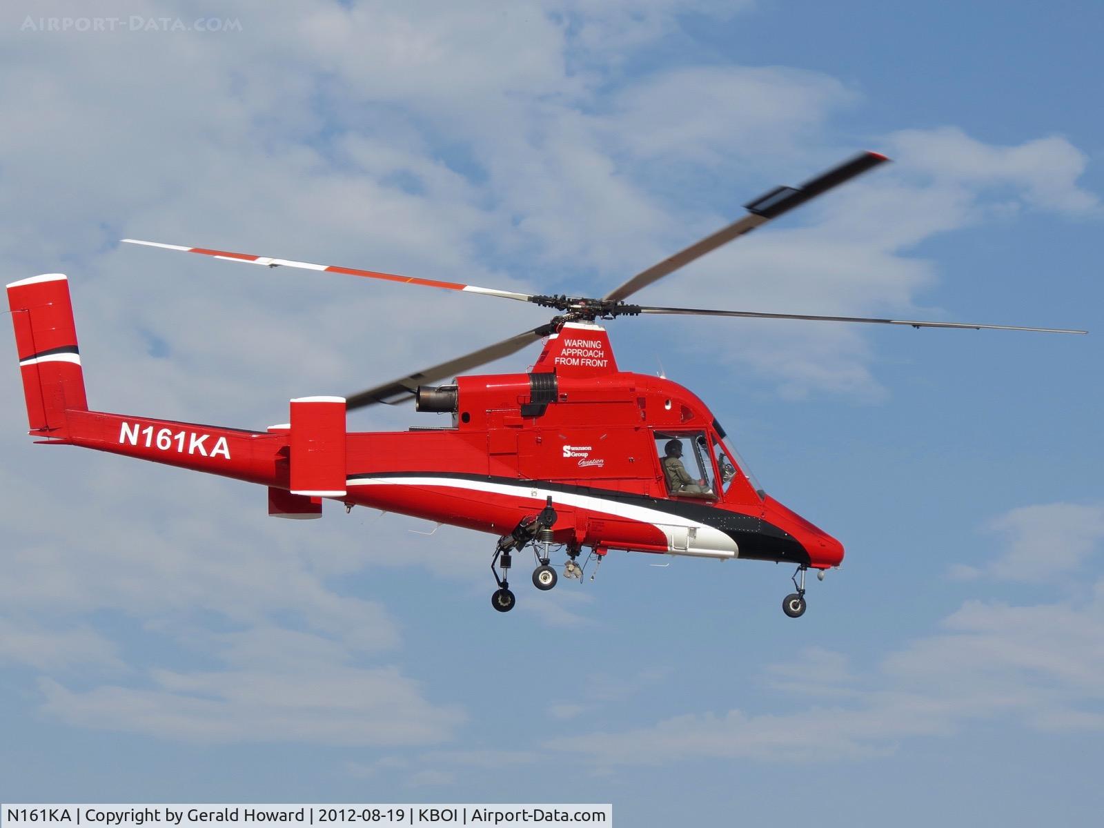 N161KA, 1996 Kaman K-1200 K-Max C/N A94-0016, Landing NIFC ramp.