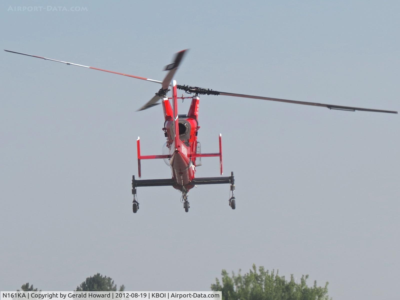 N161KA, 1996 Kaman K-1200 K-Max C/N A94-0016, Landing NIFC ramp.