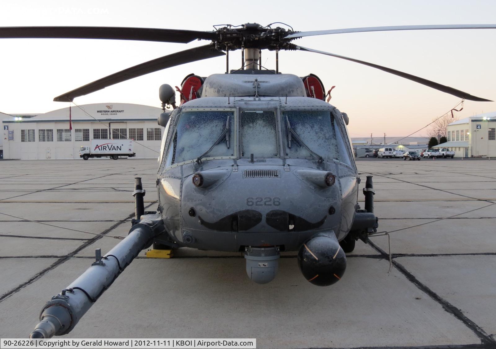 90-26226, 1990 Sikorsky HH-60G Pave Hawk C/N 70-1553, Parked on the south GA ramp.  305th RS, Davis-Monthan AFB, AZ.