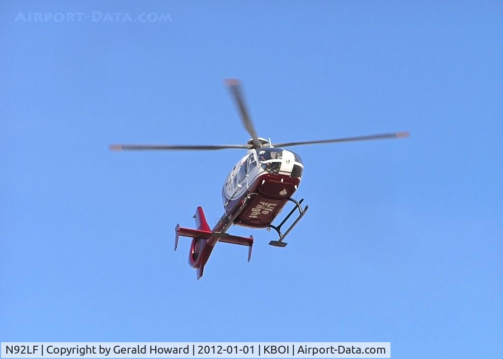 N92LF, 2005 Eurocopter EC-135T-2 C/N 0405, Landing approach to the Life Flight ramp.