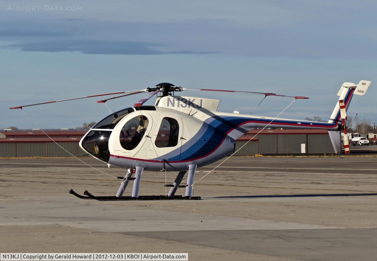 N13KJ, 1991 McDonnell Douglas 369E C/N 0444E, Parked on the south GA ramp.