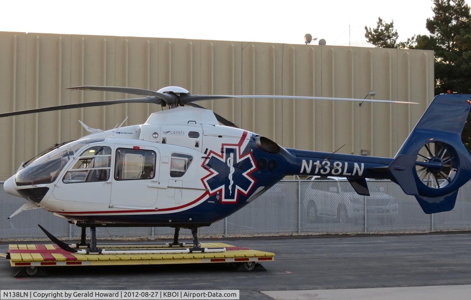 N138LN, 2004 Eurocopter EC-135P-2 C/N 0352, Parked at the Life Flight ramp.