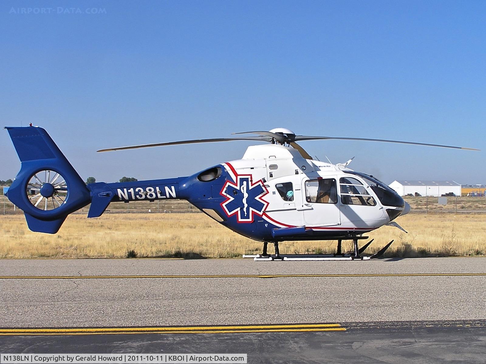 N138LN, 2004 Eurocopter EC-135P-2 C/N 0352, Parked on the Life Flight Ramp.