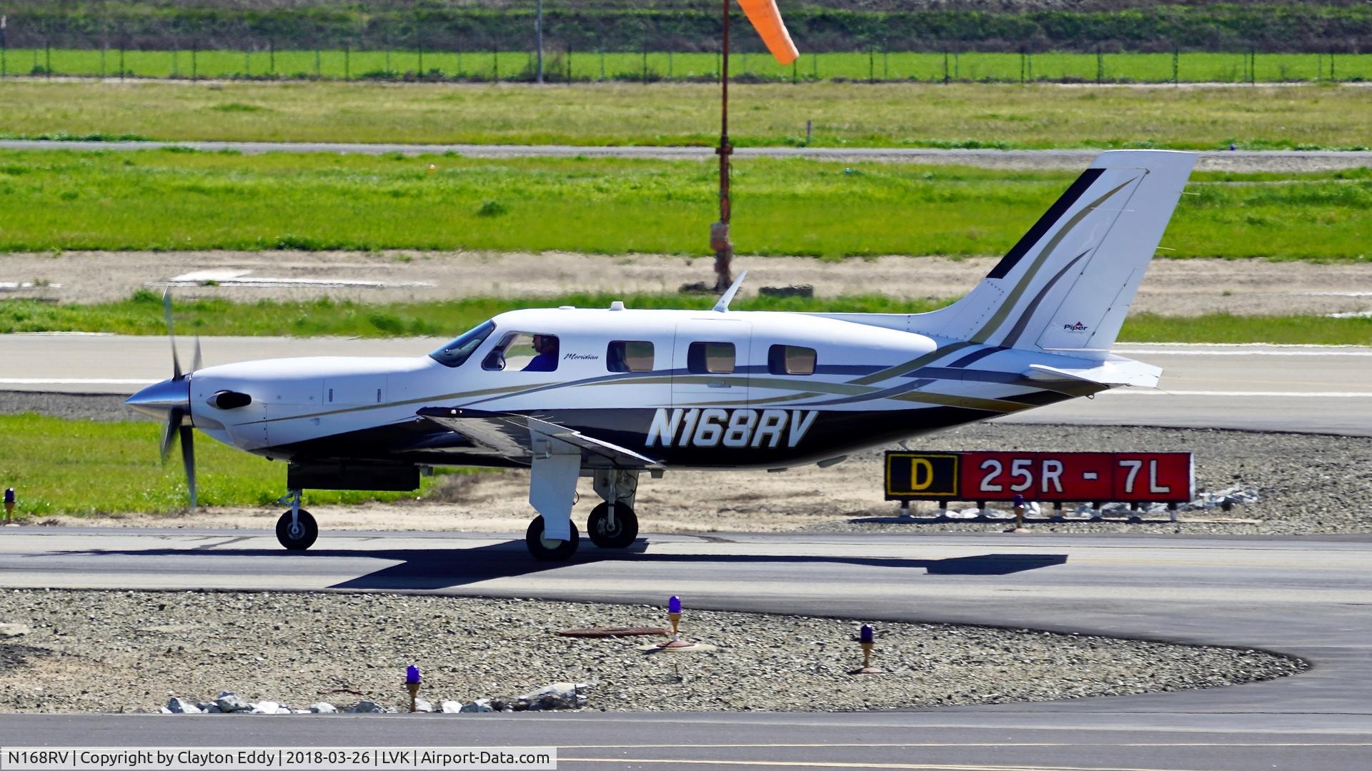 N168RV, 2006 Piper PA-46-500TP Malibu Meridian C/N 4697252, Livermore Airport California 2018.