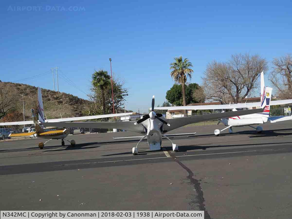 N342MC, 2001 Rutan Long-EZ C/N 1701, Lycoming O-320