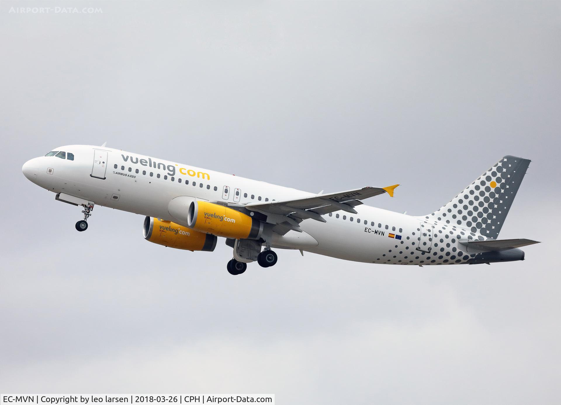 EC-MVN, 2006 Airbus A320-232 C/N 2753, Copenhagen 26.4.2018
