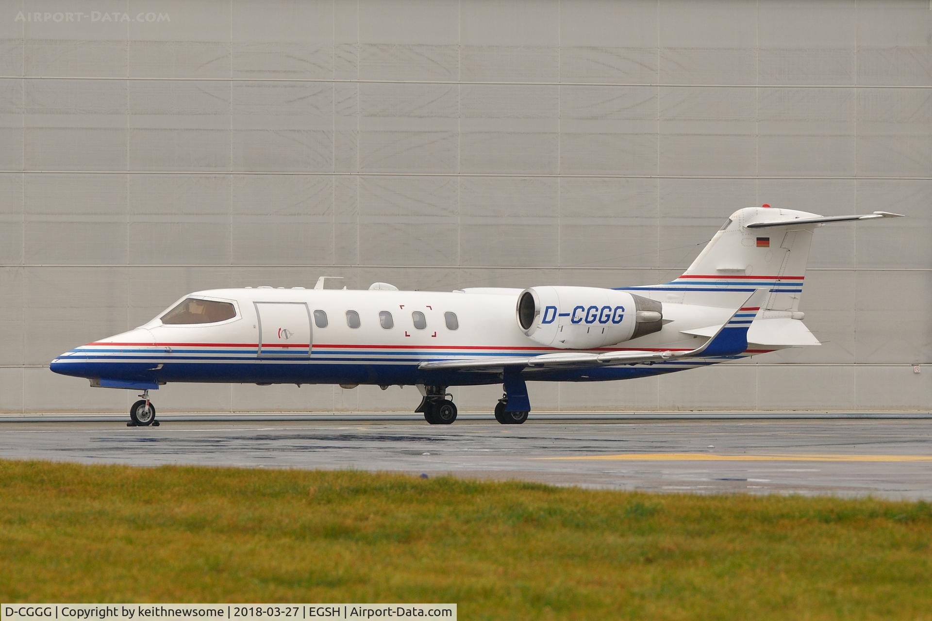 D-CGGG, 2001 Learjet 31A C/N 31A-227, Parked all day.