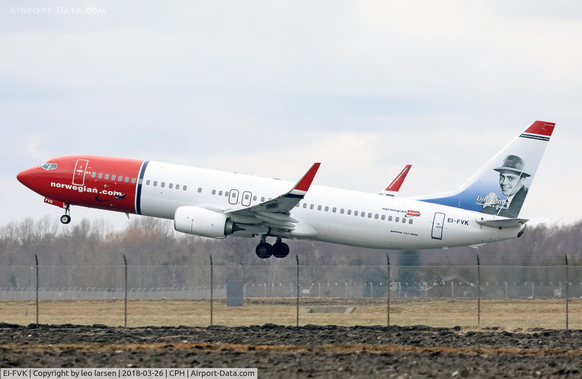 EI-FVK, 2017 Boeing 737-8JP C/N 42276, Copenhagen 26.3.2018
