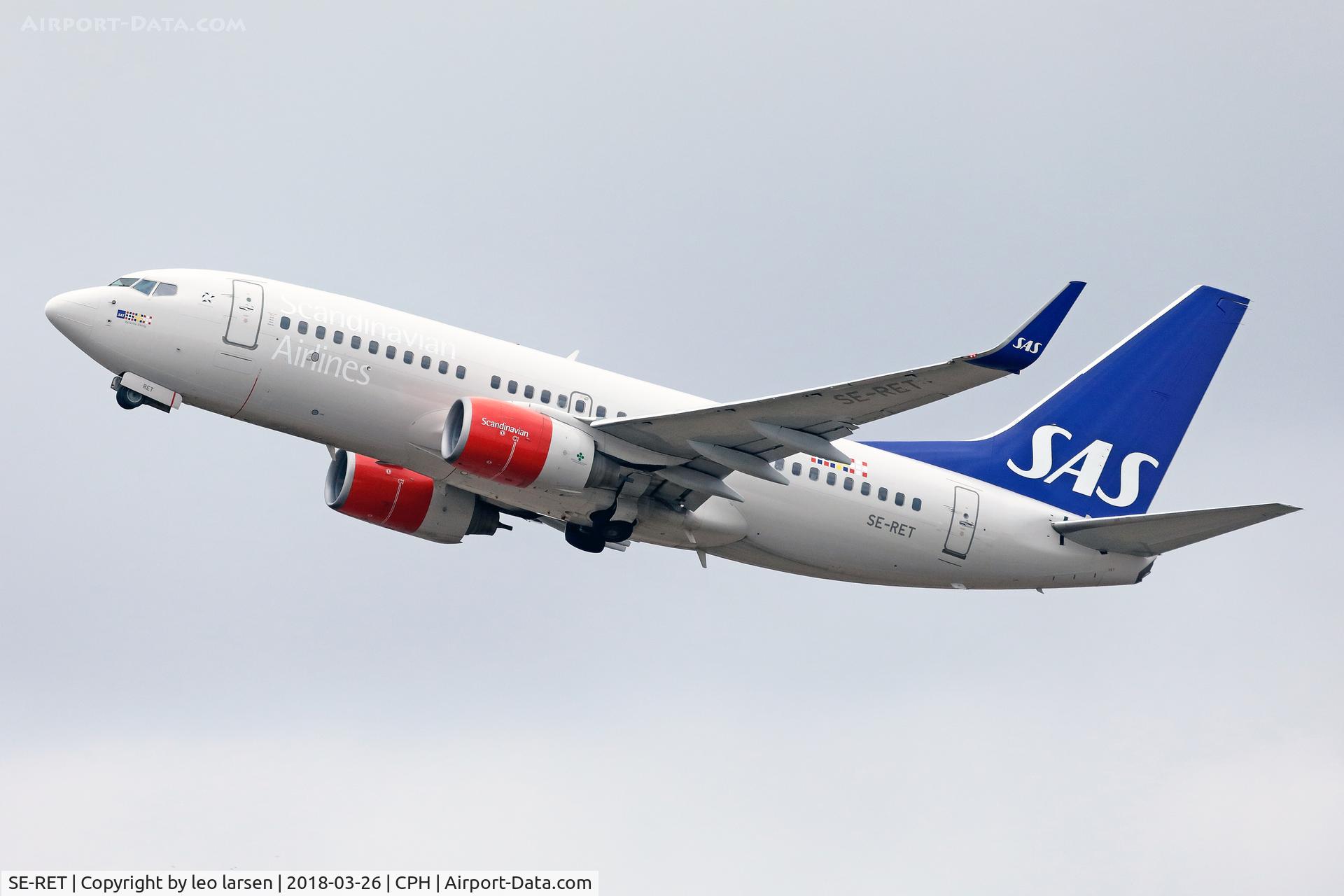SE-RET, 2002 Boeing 737-76N C/N 32734, Copenhagen 26.3.2018