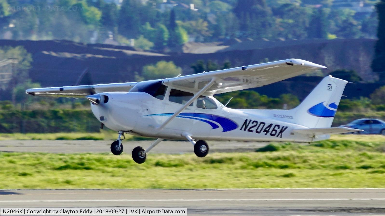 N2046K, 2017 Cessna 172S Skyhawk C/N 172S12092, Livermore Airport California 2018.