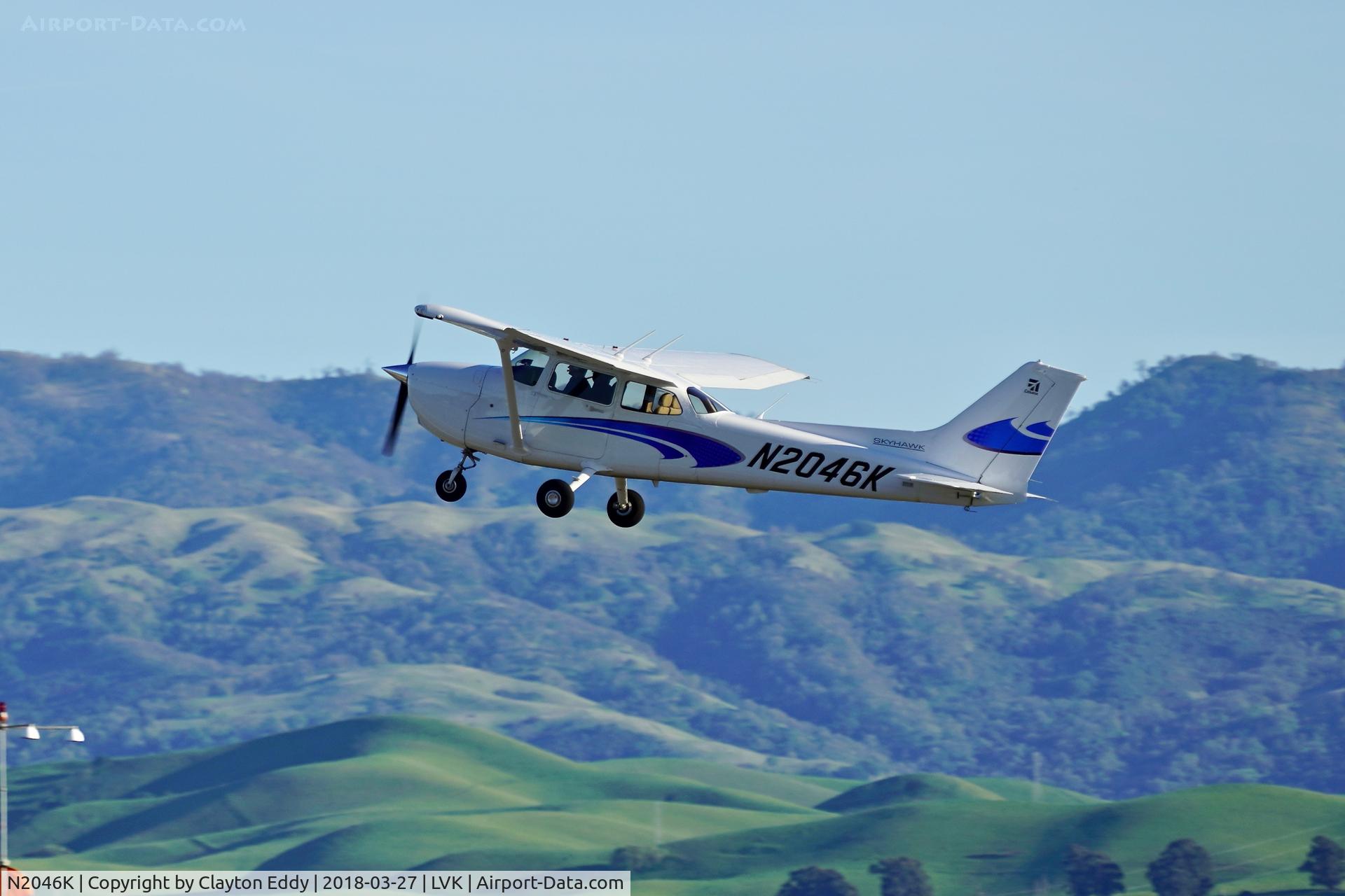 N2046K, 2017 Cessna 172S Skyhawk C/N 172S12092, Livermore Airport California 2018.