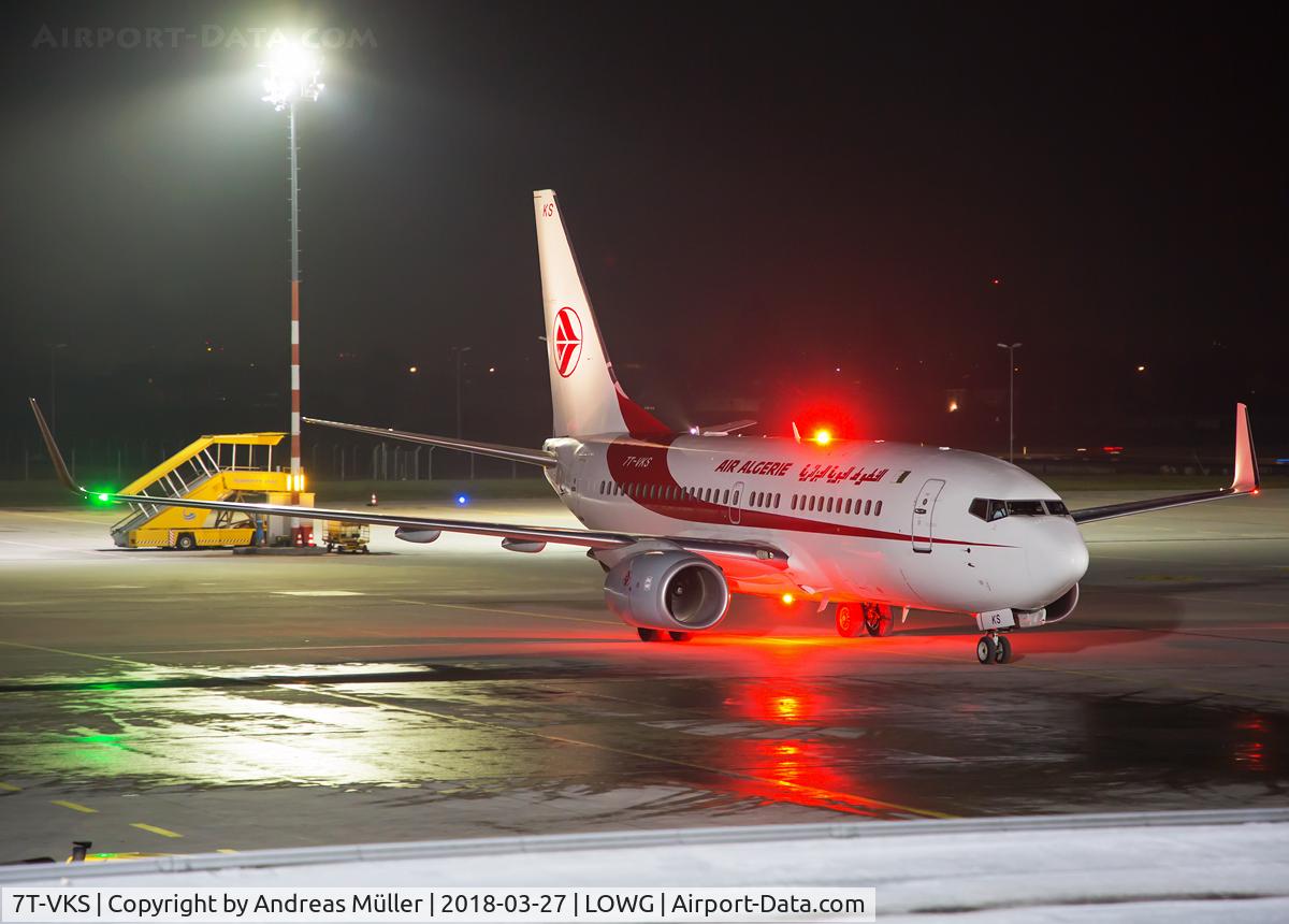 7T-VKS, 2016 Boeing 737-7D6C C/N 61340, Arrived from Algier.