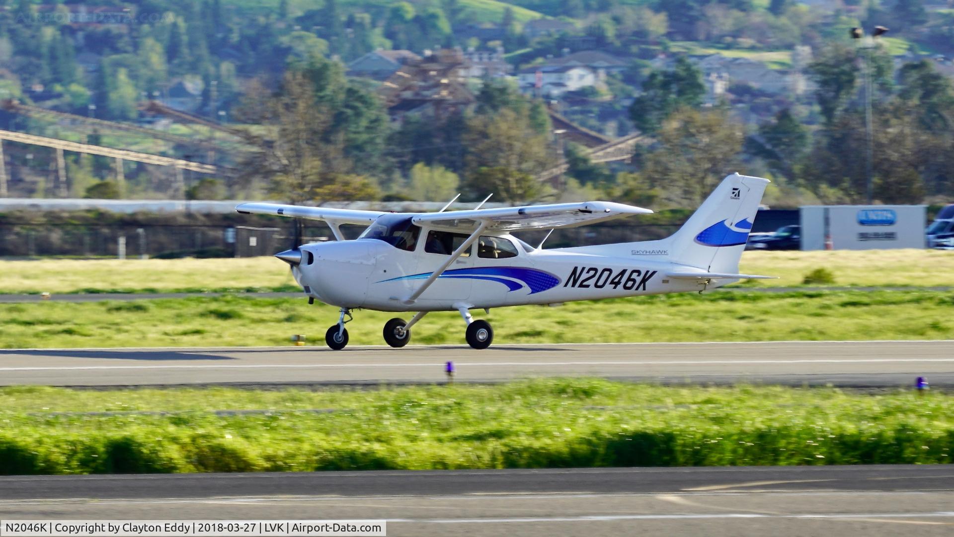 N2046K, 2017 Cessna 172S Skyhawk C/N 172S12092, Livermore Airport California 2018.
