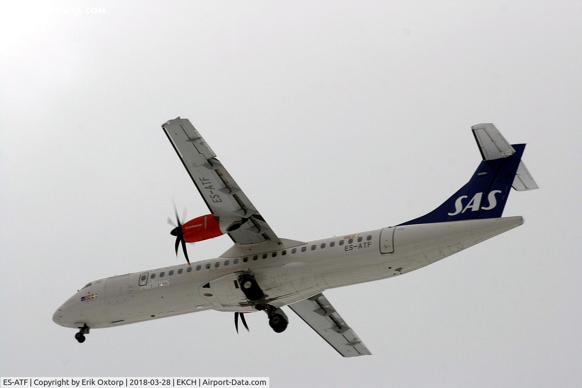 ES-ATF, 2013 ATR 72-600 (72-212A) C/N 1131, ES-ATF landing rw 04R