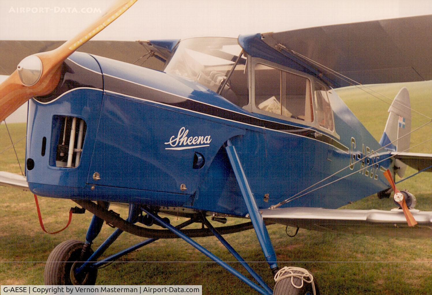 G-AESE, 1937 De Havilland DH.87B Hornet Moth C/N 8108, Compton Abbas  circa1995