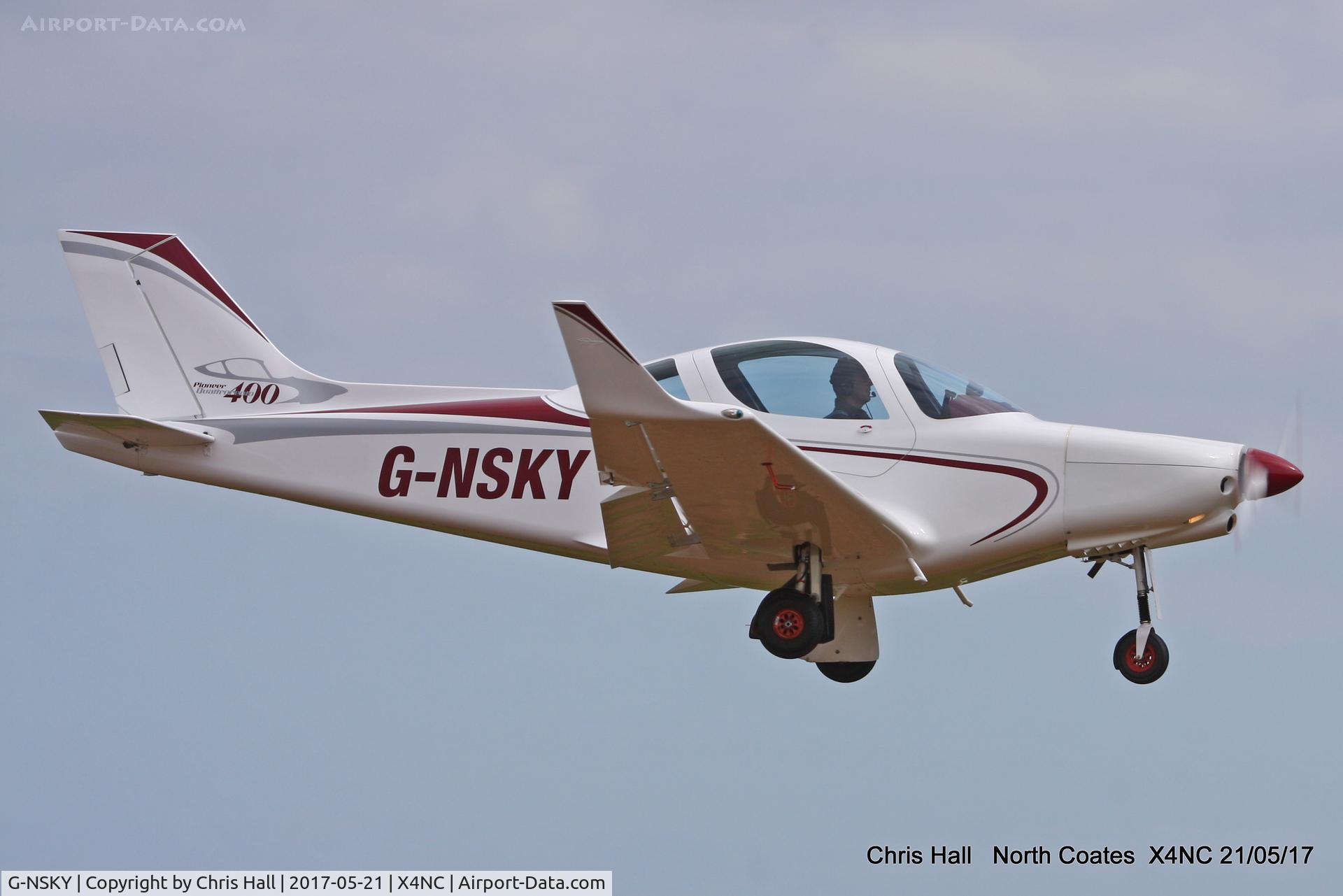 G-NSKY, 2016 Alpi Aviation Pioneer 400 C/N LAA 364-15236, North Coates Summer fly in