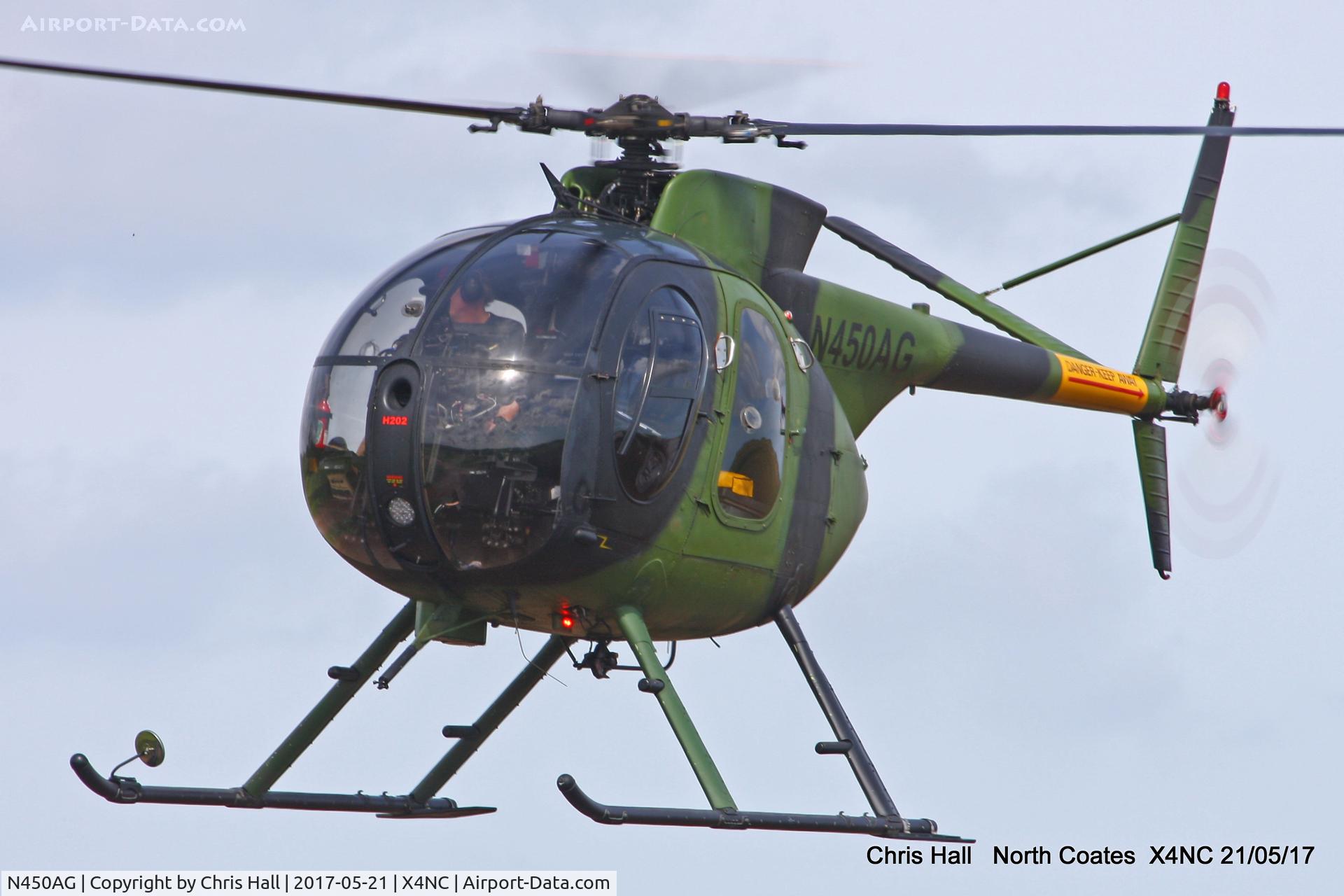N450AG, 1971 MD Helicopters 369HM C/N 1090202M, North Coates Summer fly in