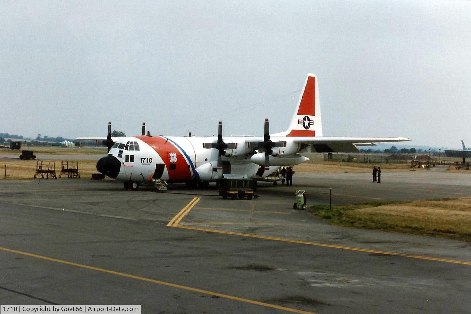1710, 1984 Lockheed HC-130H Hercules C/N 382-5028, Visiting RAF Fairford July 1989, a long way from home in Alaska