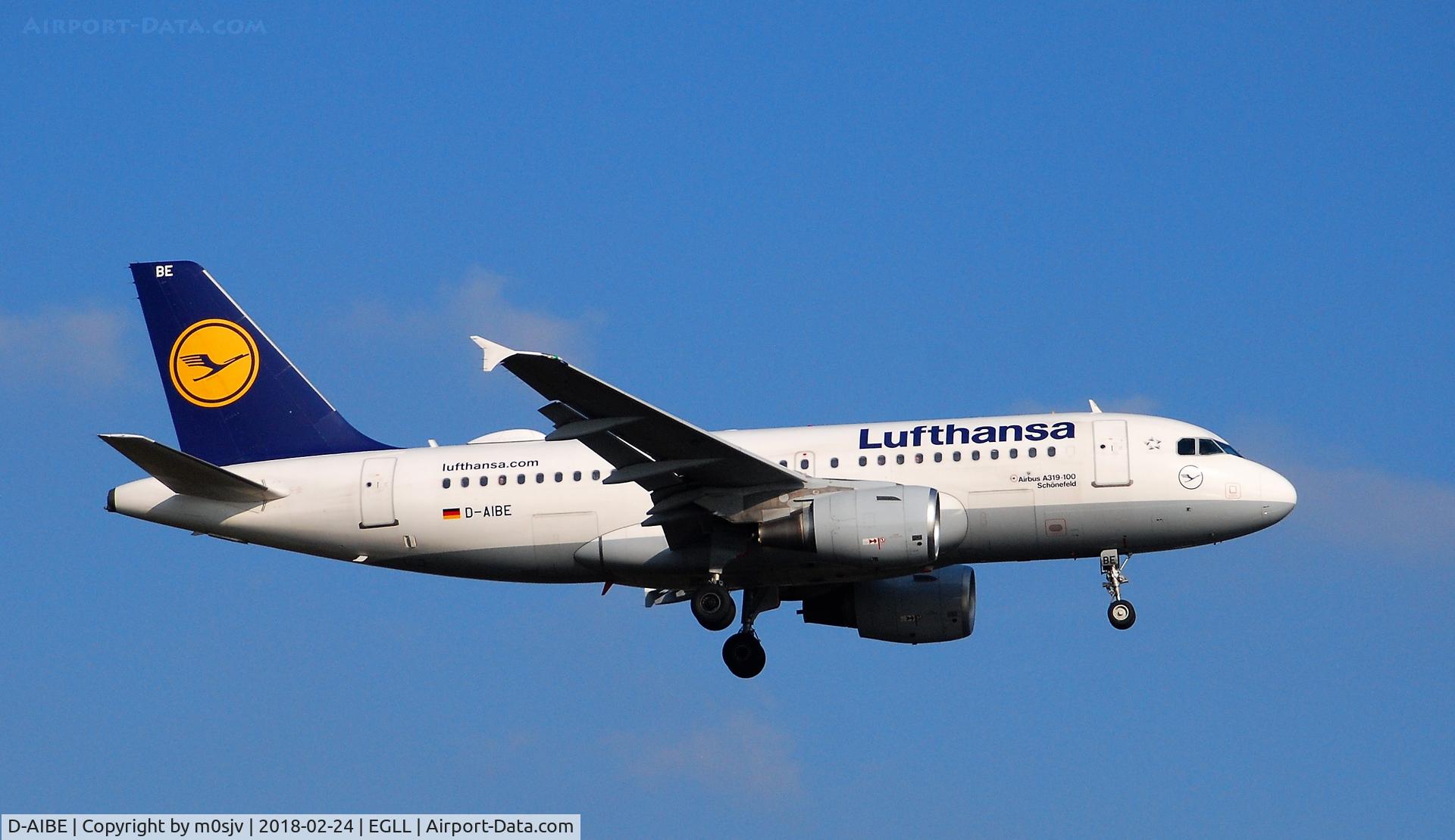 D-AIBE, 2010 Airbus A319-112 C/N 4511, Taken from the threshold of 29L