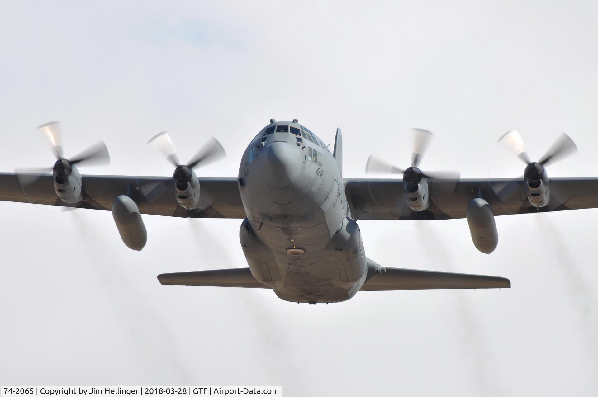 74-2065, 1976 Lockheed C-130H Hercules C/N 382-4667, 2065 with the 120th Airlift Wing (ANG).