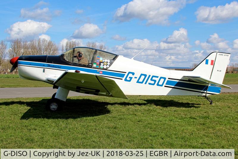 G-DISO, 1963 SAN Jodel D-150 Mascaret C/N 24, lovely airframe, full wheelspats not fitted at this time,