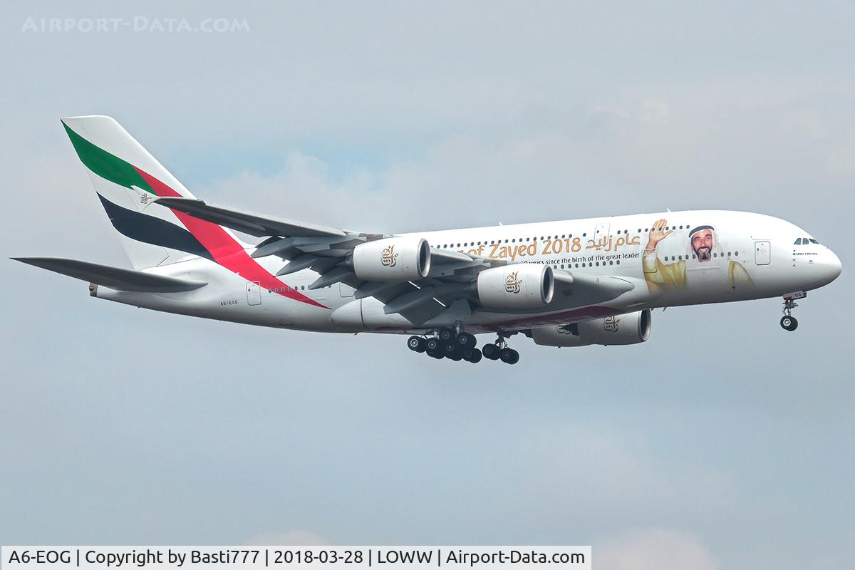 A6-EOG, 2014 Airbus A380-861 C/N 172, A6-EOG@VIE