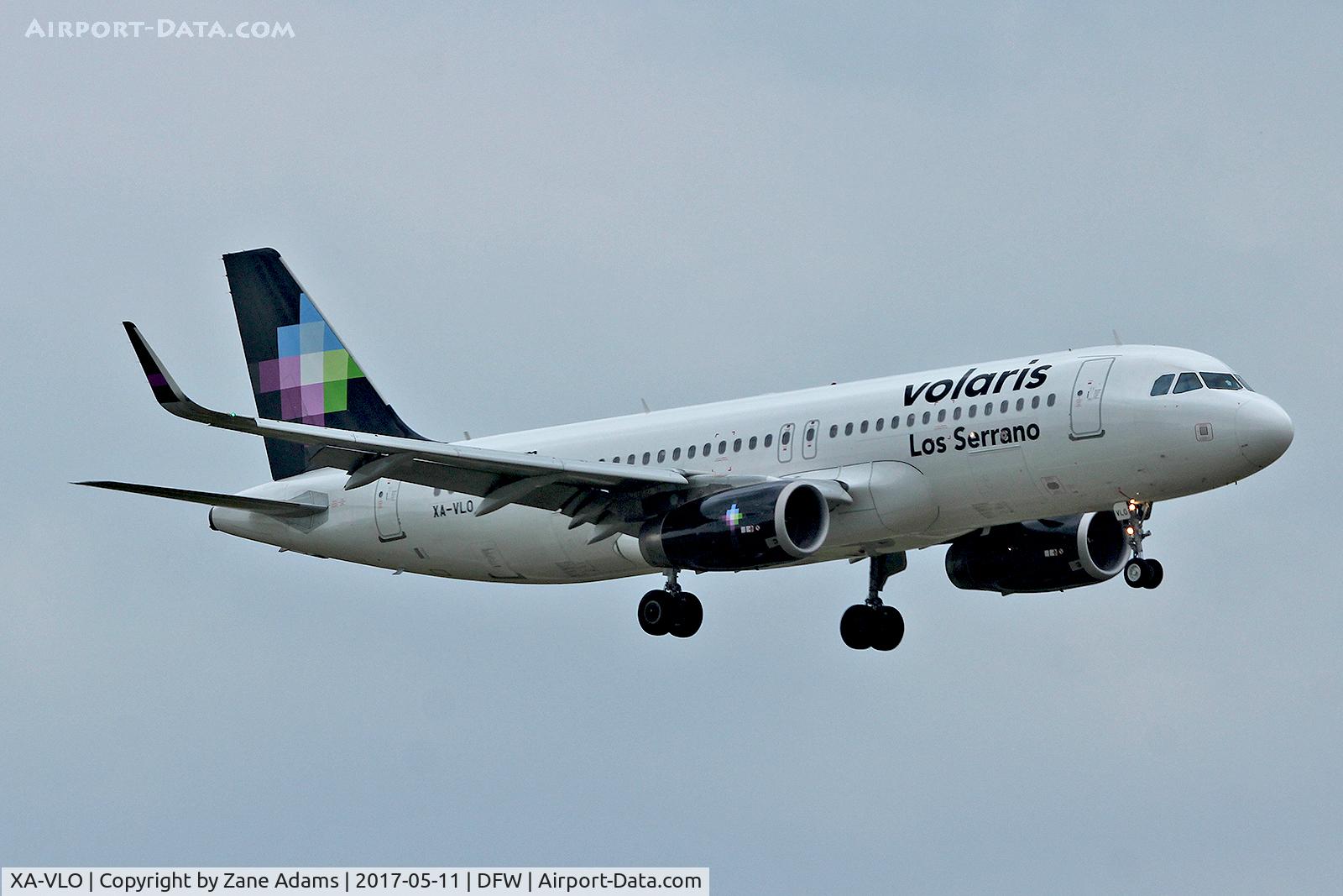 XA-VLO, 2016 Airbus A320-233 C/N 6969, Arriving at DFW Airport