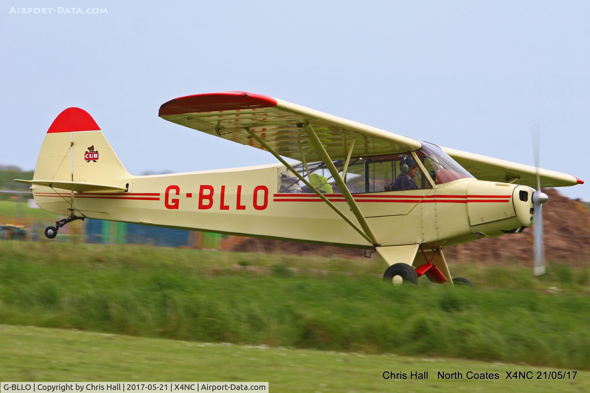 G-BLLO, 1953 Piper L-18C Super Cub (PA-18-95) C/N 18-3099, North Coates Summer fly in