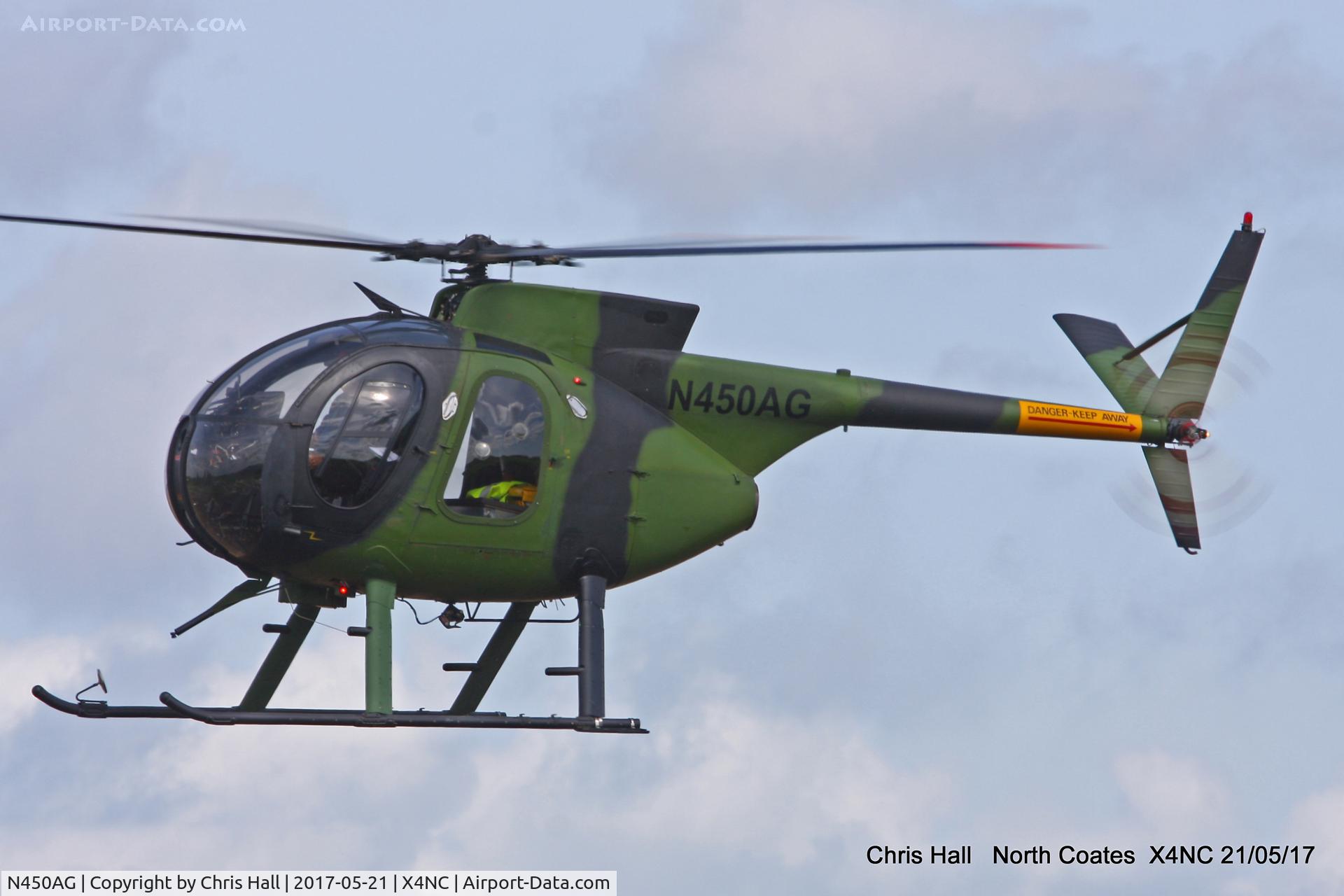 N450AG, 1971 MD Helicopters 369HM C/N 1090202M, North Coates Summer fly in