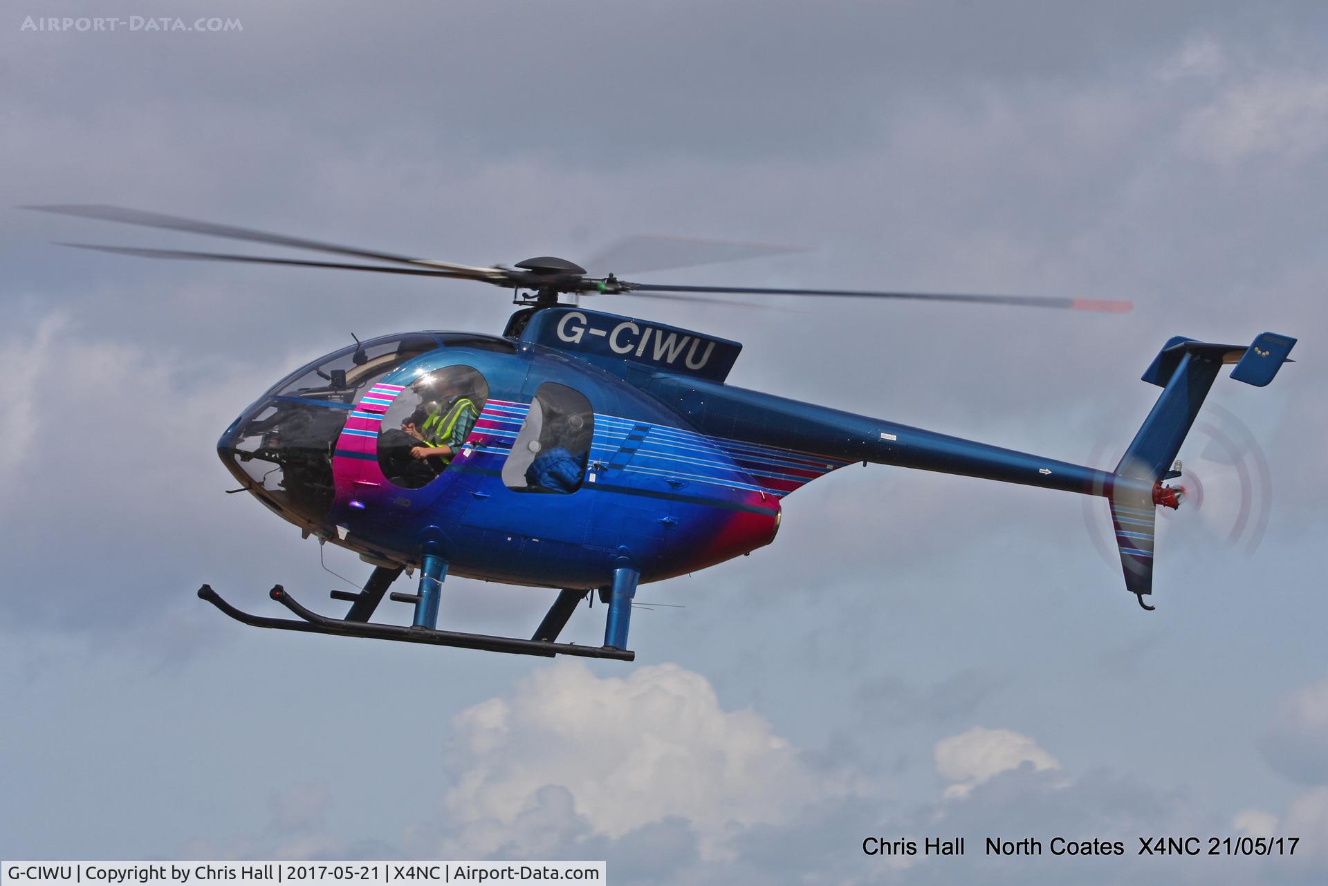 G-CIWU, 1991 McDonnell Douglas MD-520E C/N 0447E, North Coates Summer fly in