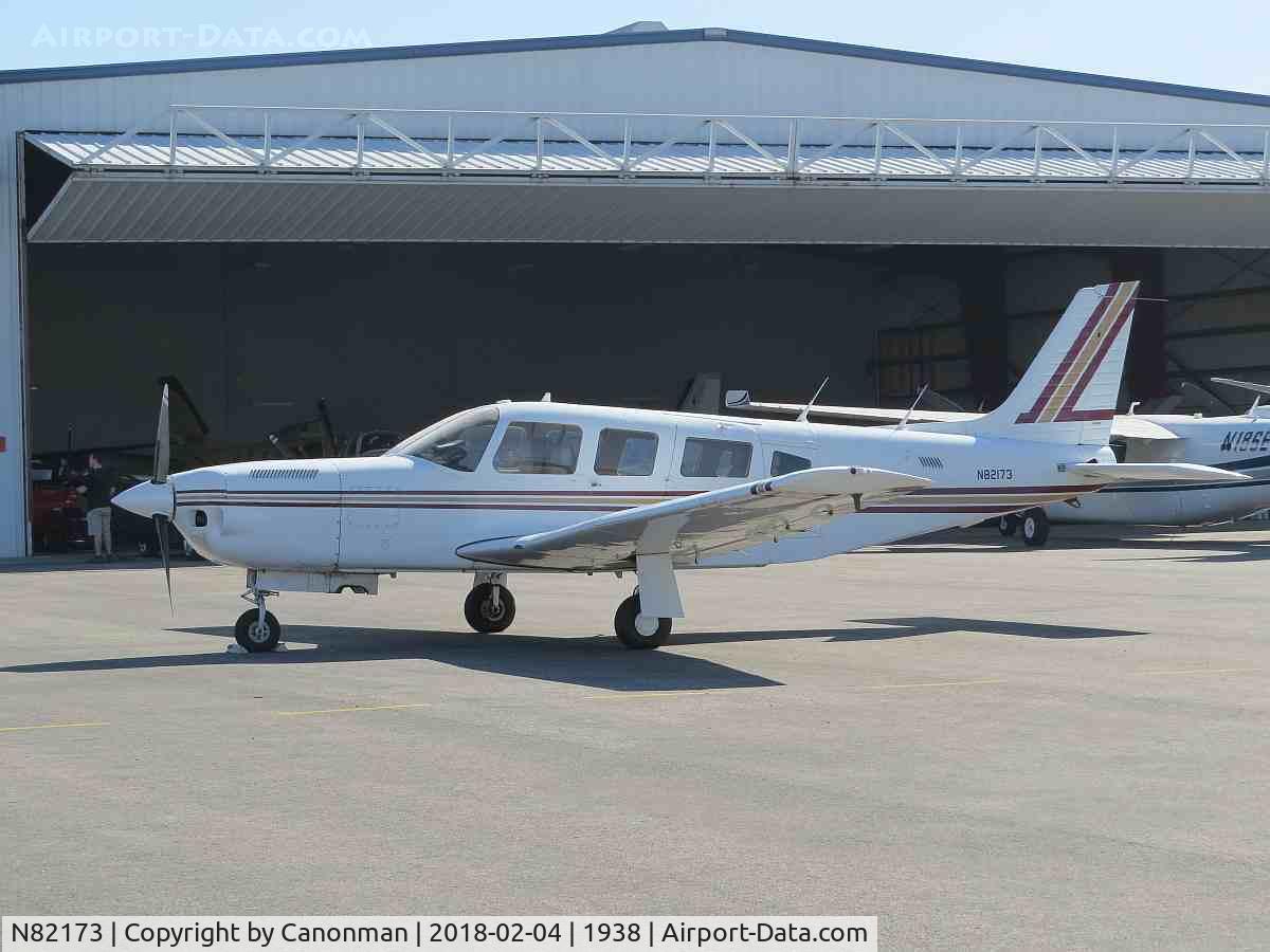 N82173, 1982 Piper PA-32R-301T Turbo Saratoga C/N 32R-8229055, Parked