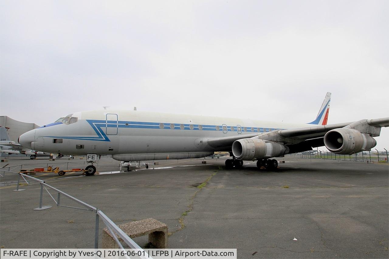 F-RAFE, 1961 Douglas DC-8-33 (DC-8-53) Sarigue C/N 45570, Douglas DC-8-33 Sarigue, Preserved at Air & Space Museum Paris-Le Bourget (LFPB)
