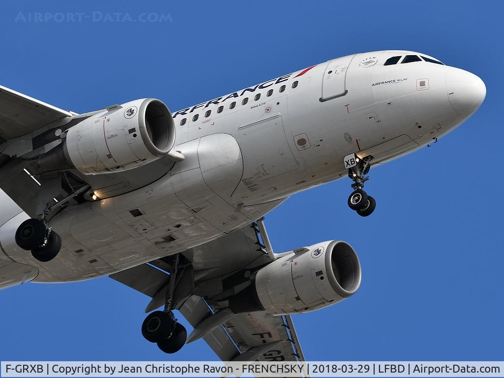 F-GRXB, 2001 Airbus A319-111 C/N 1645, A54126 from Lyon