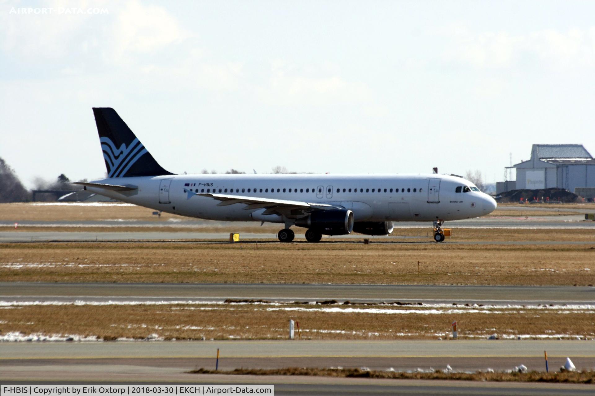 F-HBIS, 2007 Airbus A320-214 C/N 3136, F-HBIS taxing for take off rw 04R