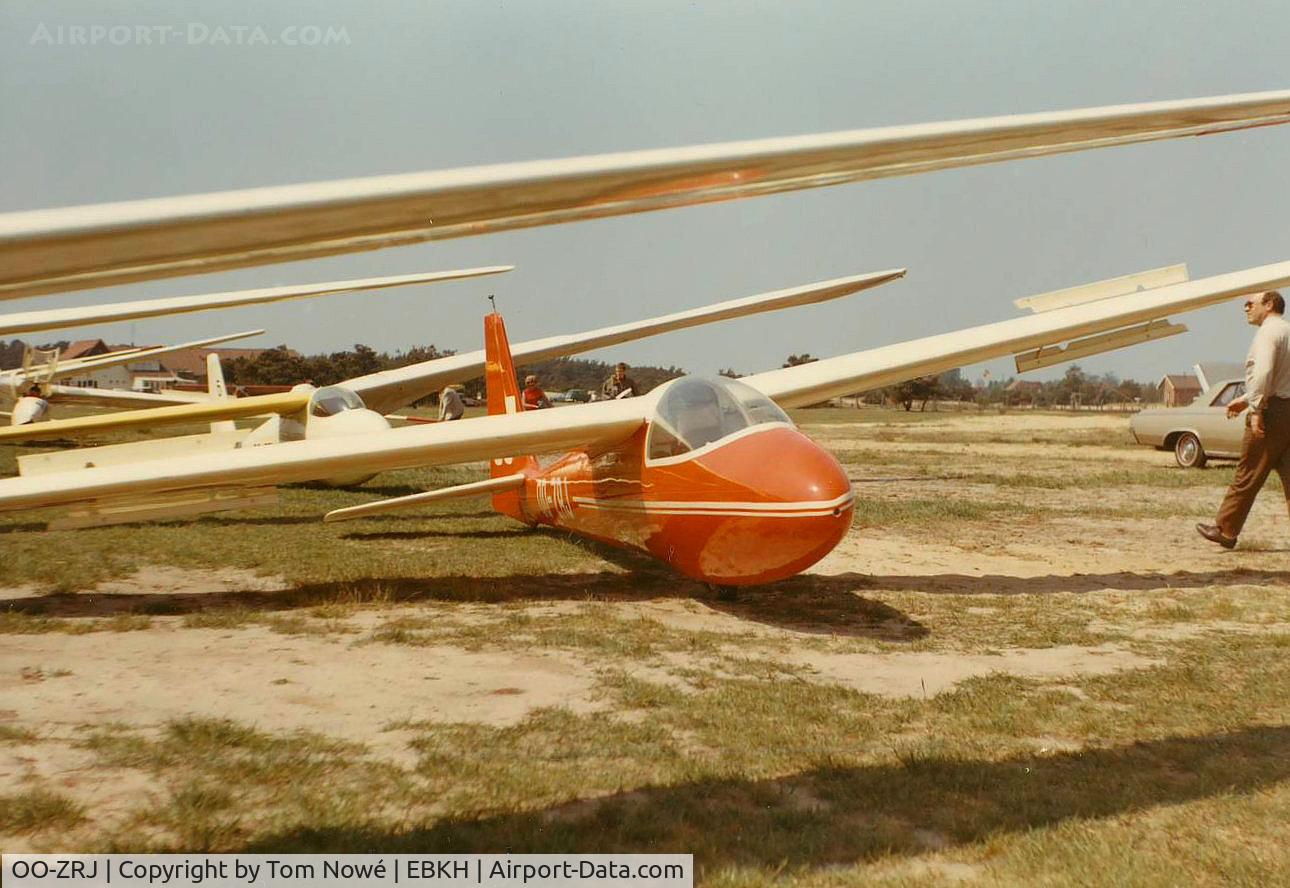 OO-ZRJ, 1967 Schleicher Ka-6E Rhonsegler C/N 4015, At Keiheuvel in 1971.