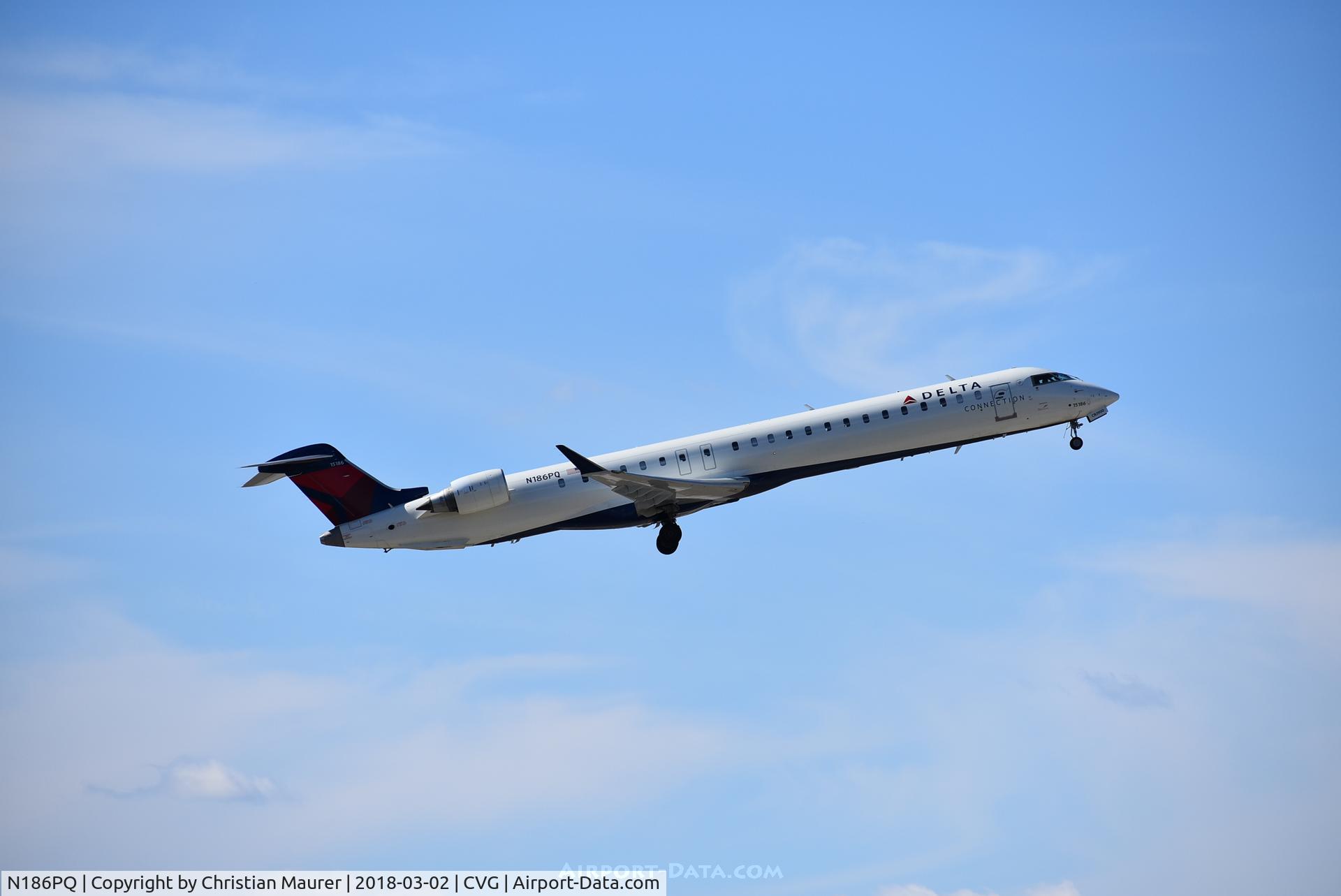 N186PQ, 2008 Bombardier CRJ-900ER (CL-600-2D24) C/N 15186, CRJ-900ER