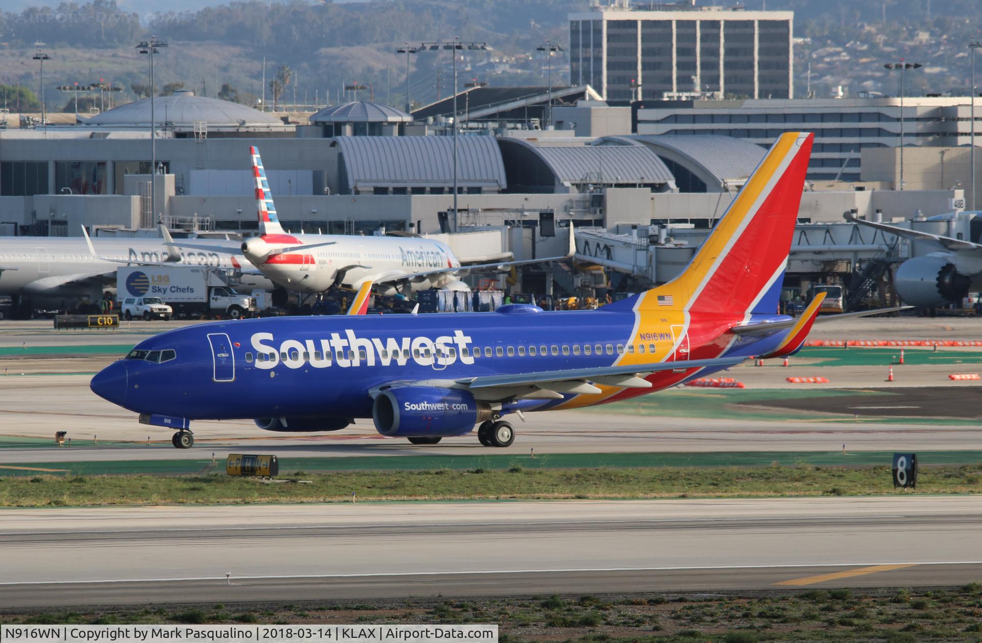 N916WN, 2008 Boeing 737-7H4 C/N 36623, Boeing 737-700