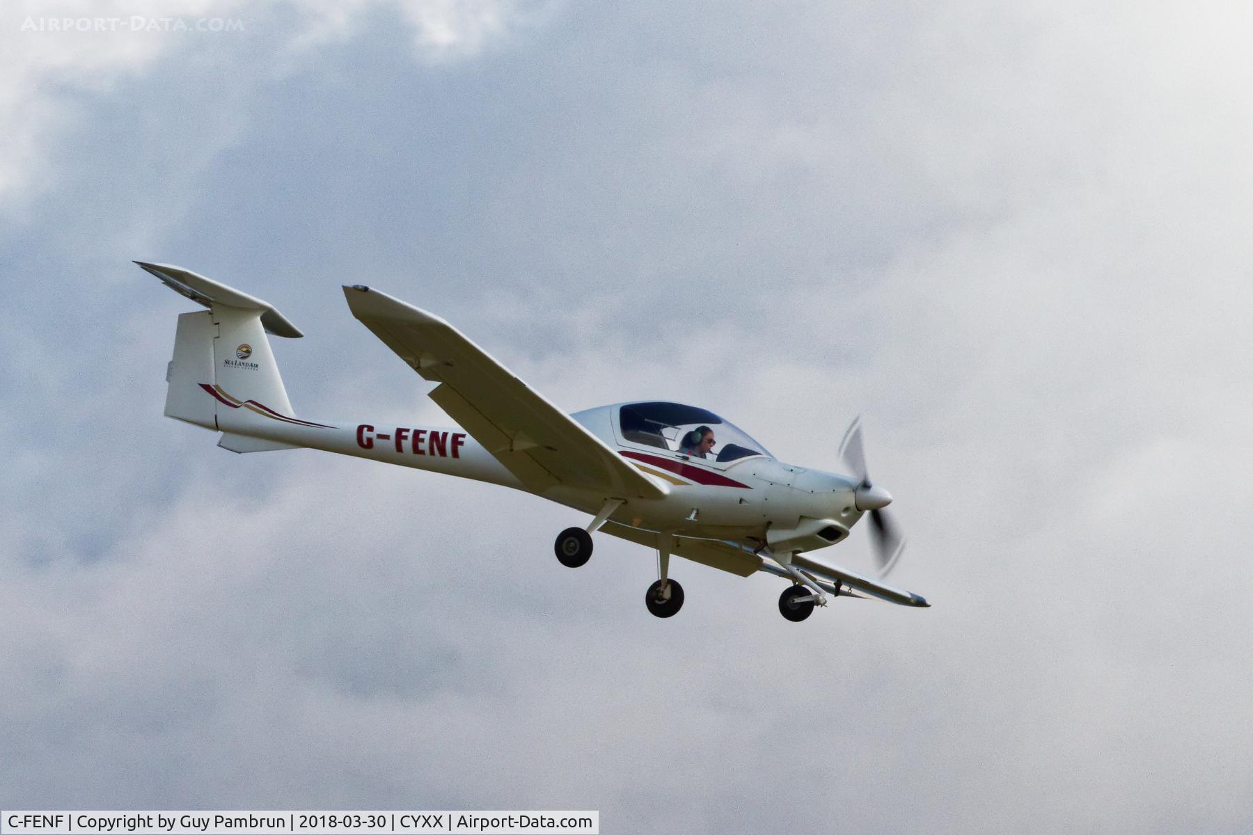 C-FENF, 1997 Diamond DA-20A-1 Katana C/N 10288, Landing