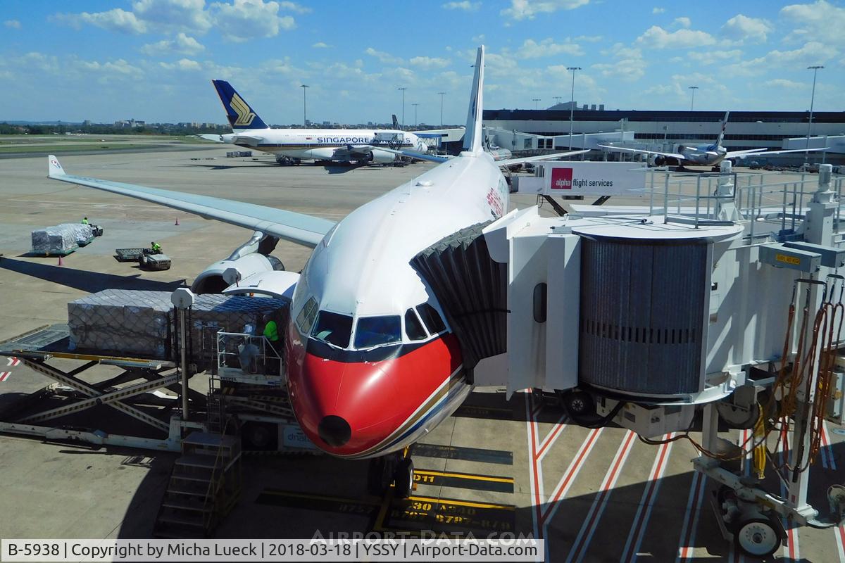 B-5938, 2013 Airbus A330-243 C/N 1479, At Mascot