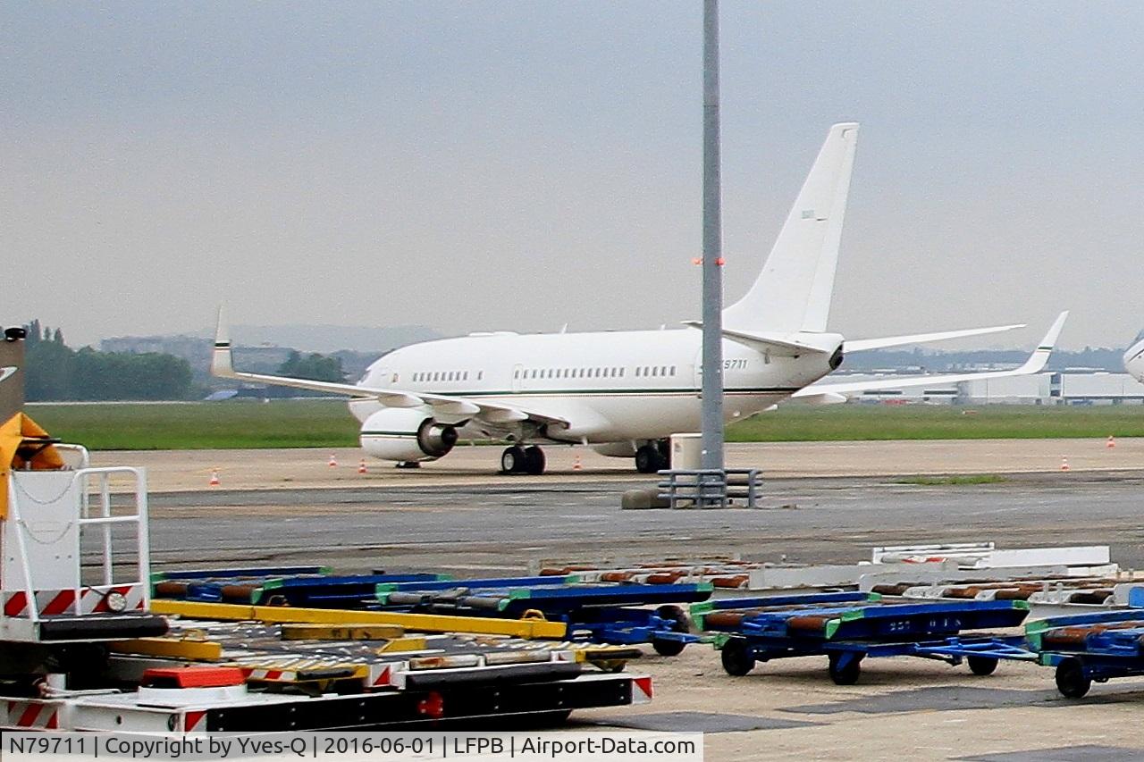 N79711, 1999 Boeing 737-7BQ C/N 30547, Boeing 737-7BQ, Parked, Paris-Le Bourget airport (LFPB - LBG)