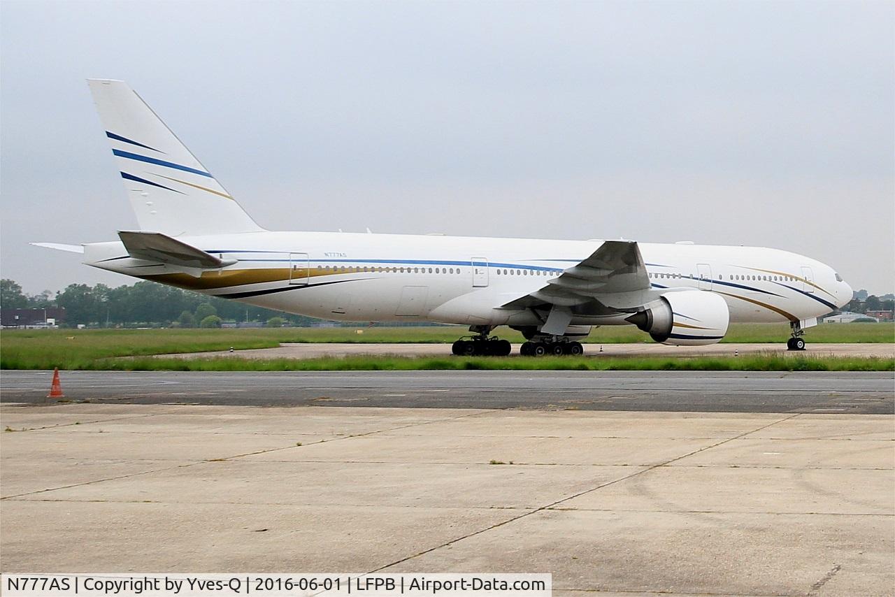 N777AS, 2003 Boeing 777-24Q C/N 29271, Boeing 777-24Q, Parked, Paris-Le Bourget airport (LFPB - LBG)